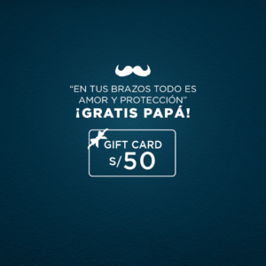 Gift card "En tus brazos todo es amor y protección"