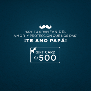Gift card "Soy tu gran fan Papá"
