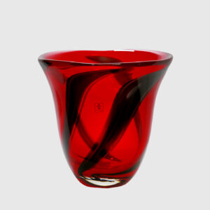 Florero Rojo Negro Molinari