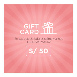Gift card "En tus brazos todo es calma y amor"