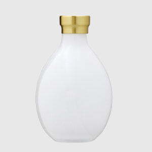 Florero Decor White Goldie