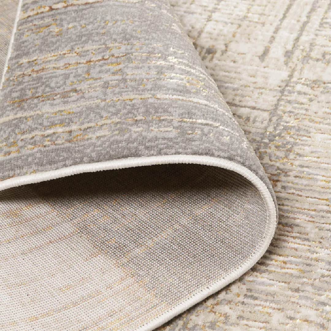 Alfombra Aura En Oro- Beige - Imagen 2