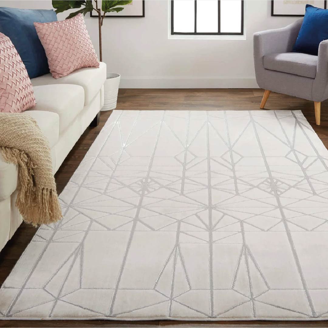 Alfombra Micah Ivory/Silver - Imagen 3