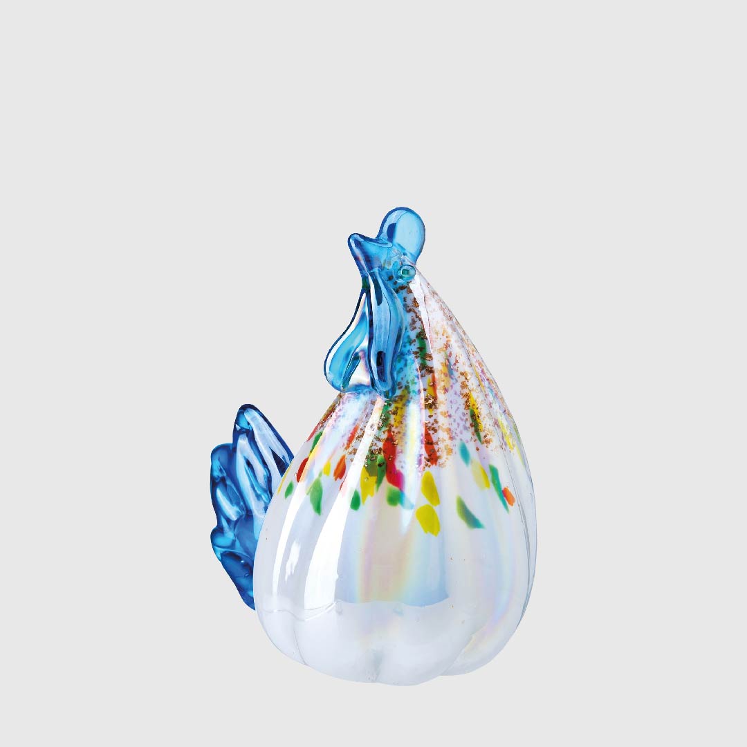 Gallo Decorativo Azul