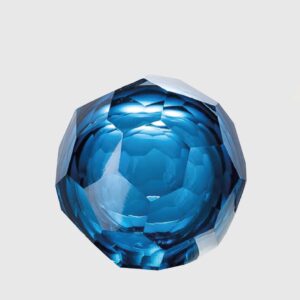 Esfera de Vidrio Azul
