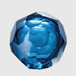 Esfera de Vidrio Azul