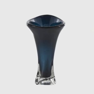 Florero de vidrio Azul