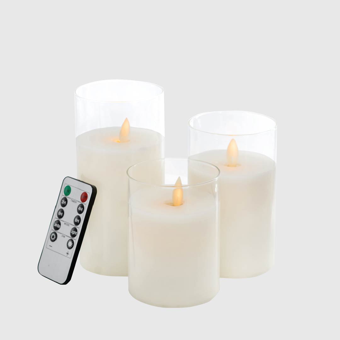 Velas Led Whit x 3
