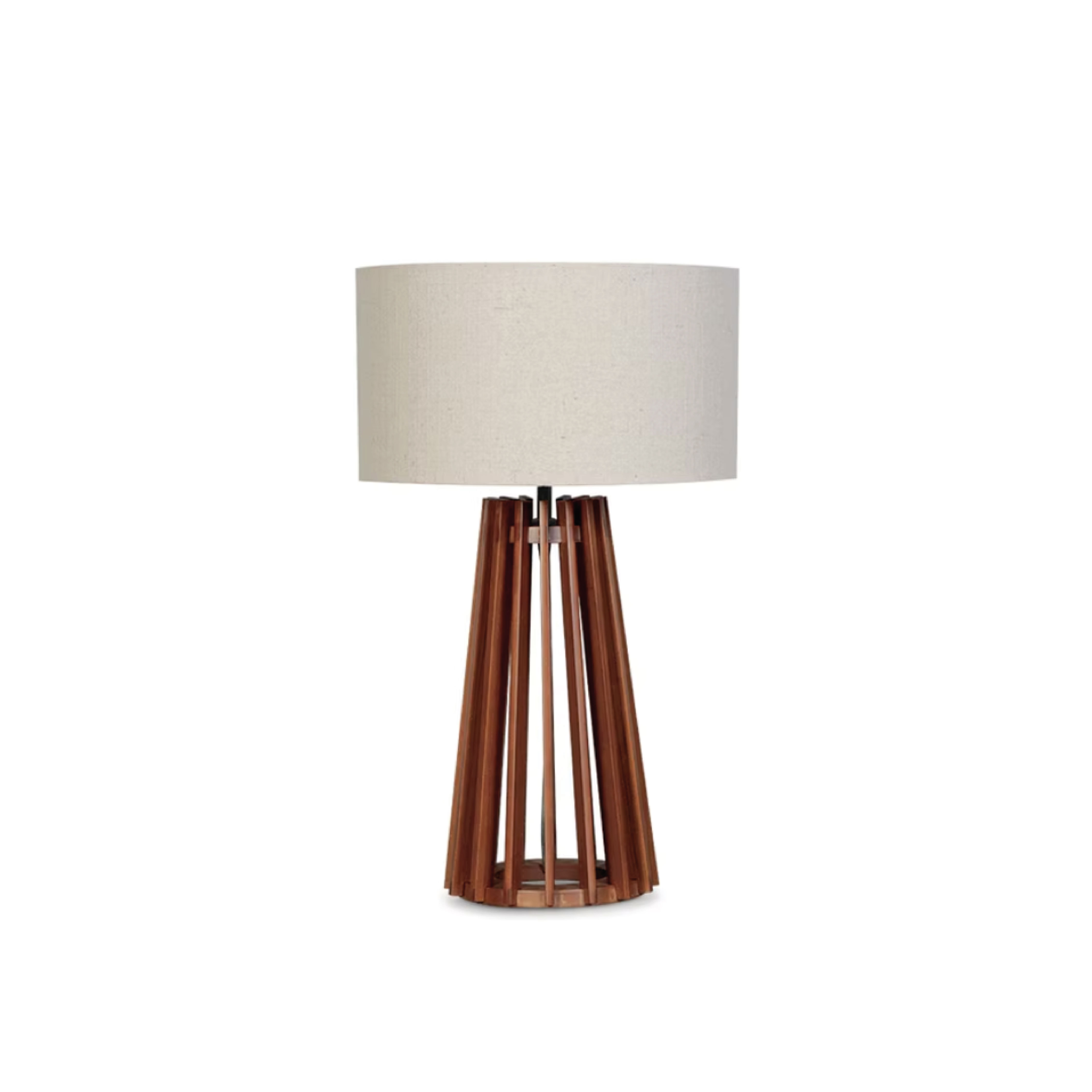 Lámpara de madera de mesa