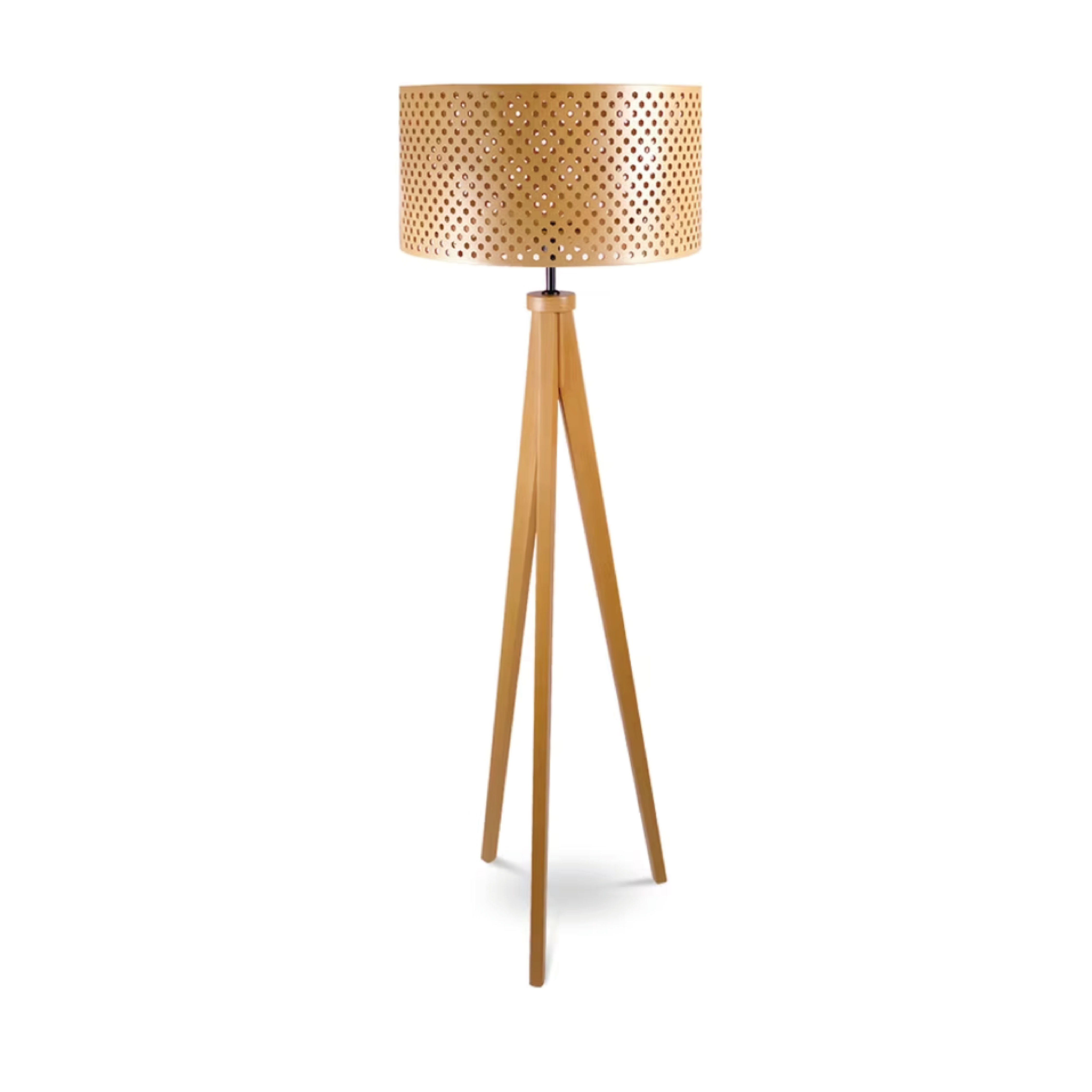 Lámpara de pie de Madera