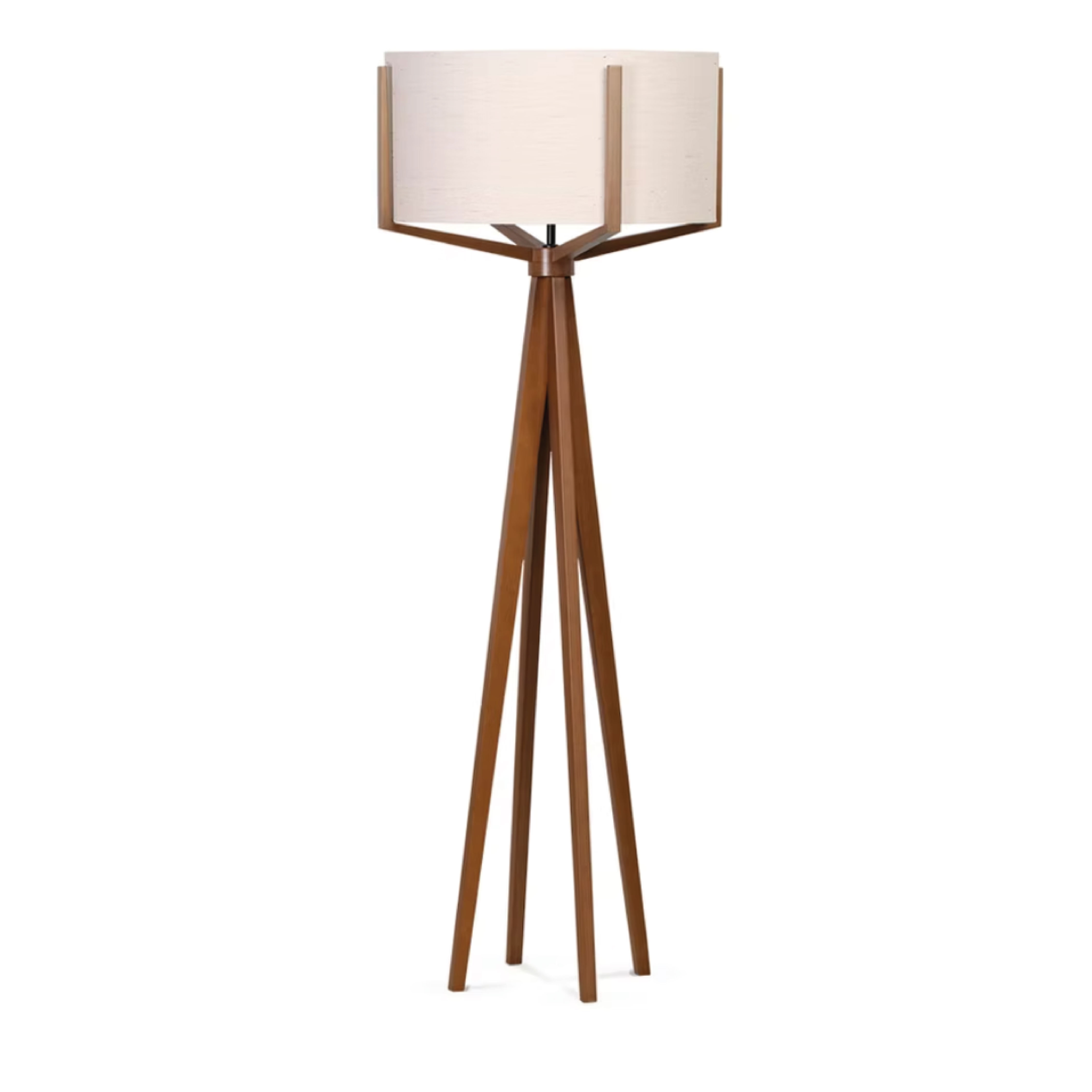 Lampara de Pie de Madera