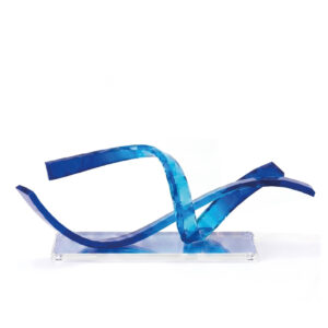 Escultura acrílica Manbo Blue