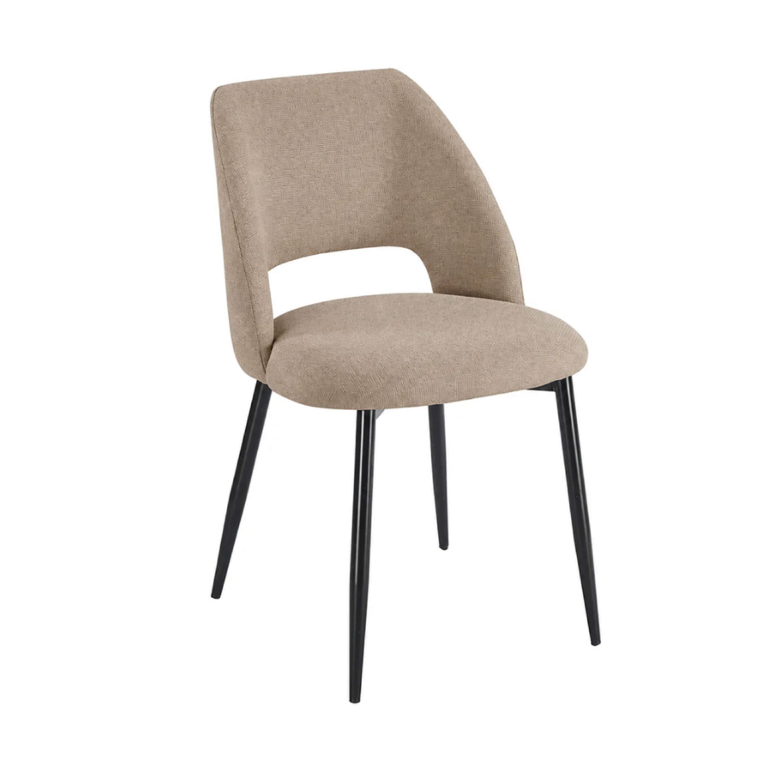 SILLA DE COMEDOR BEIGE OSCURO
